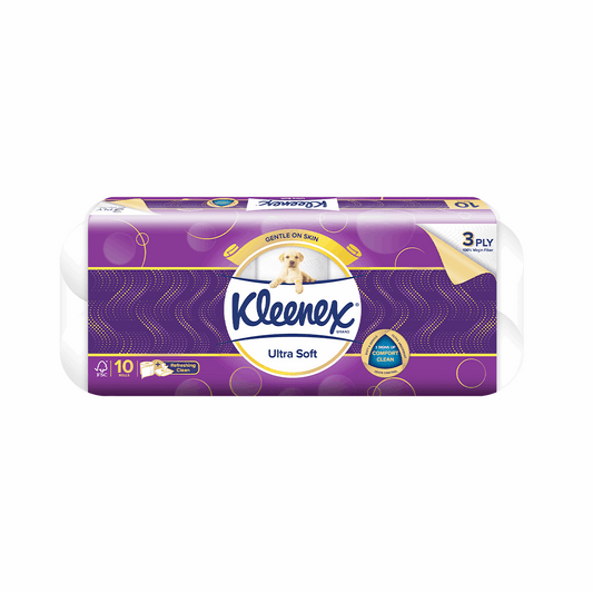 Kleenex Bathroom Tissue Ultrasoft 10 Roll Regular