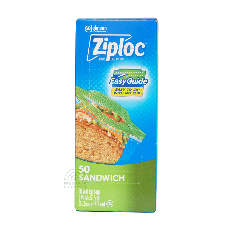 Ziploc Sandwich Seal Top Bags 50s