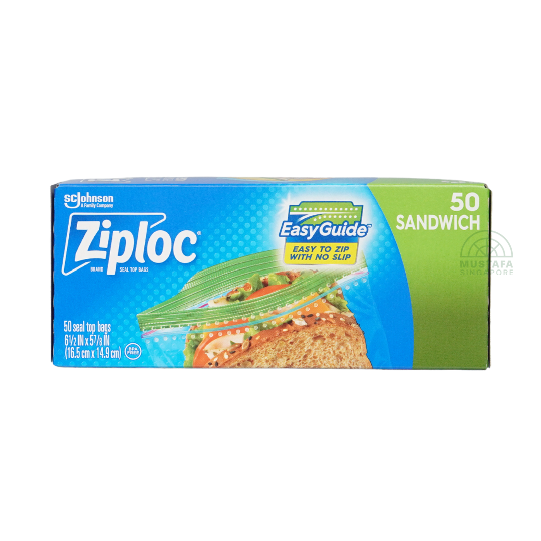 Ziploc Sandwich Seal Top Bags 50s