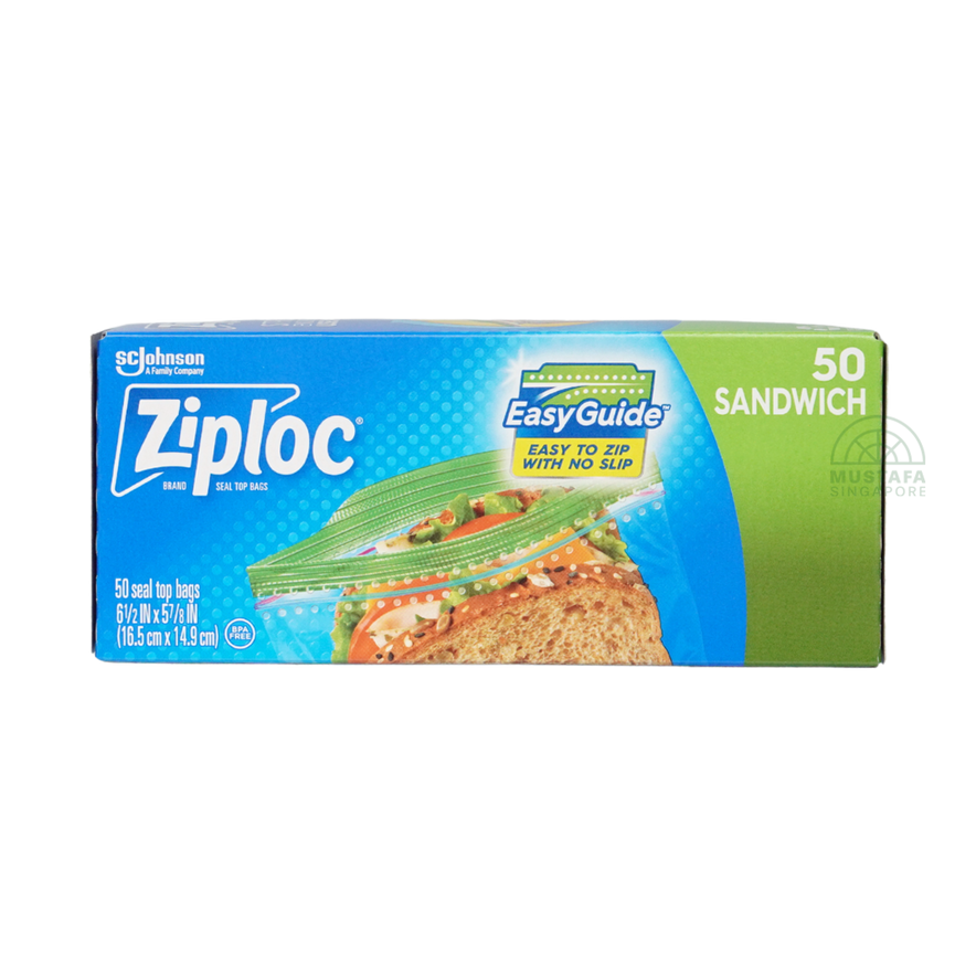 Ziploc Sandwich Seal Top Bags 50s