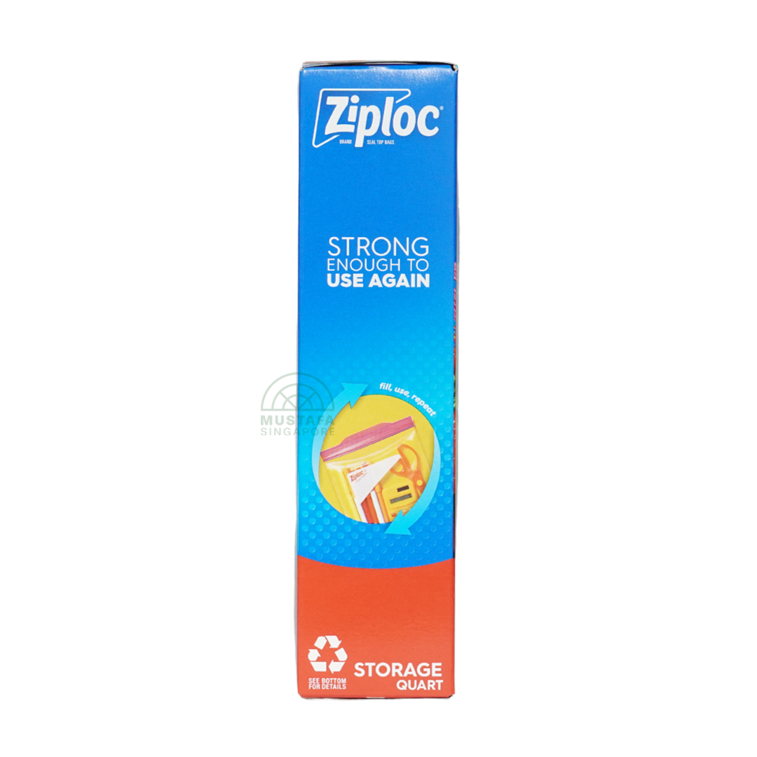 Ziploc Storage Quart 25s