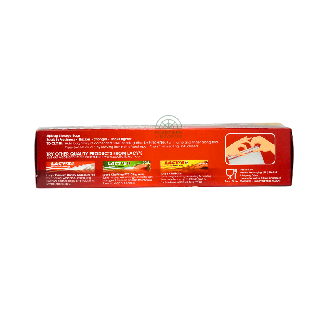 Lacy's Zipbag Storage & Freezer Bags Gallon Size 20 + 4 Bags