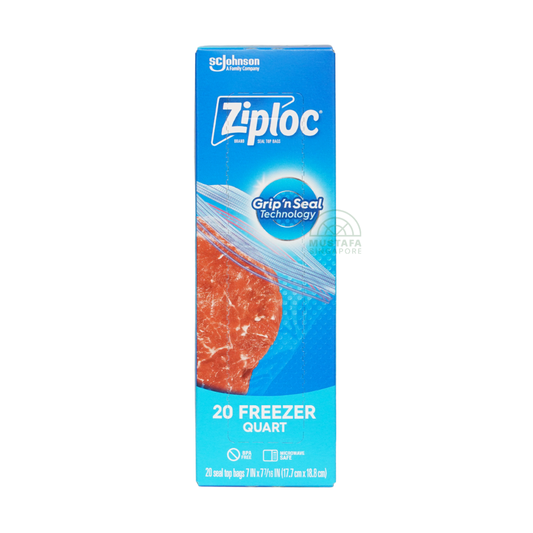 Ziploc Freezer Quart 20s