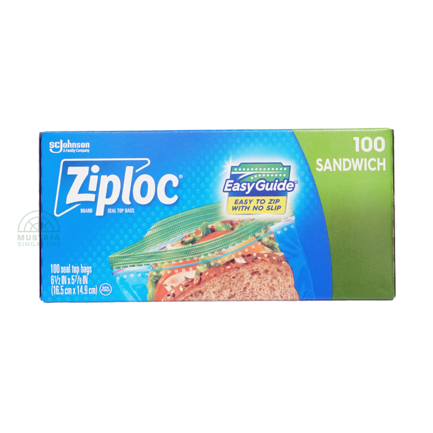 Ziploc Sandwich Seal Top Bags 100s