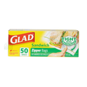 Glad Sandwich Zipper Bags
(50 bags)