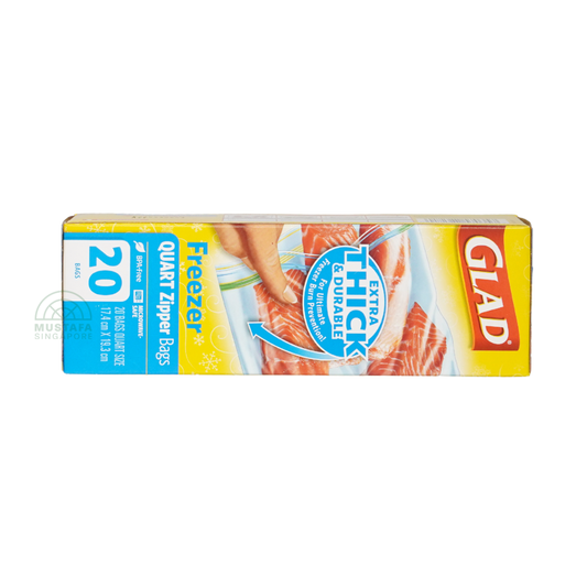 Glad Freezer Quart Zipper Bags
(20 bags)