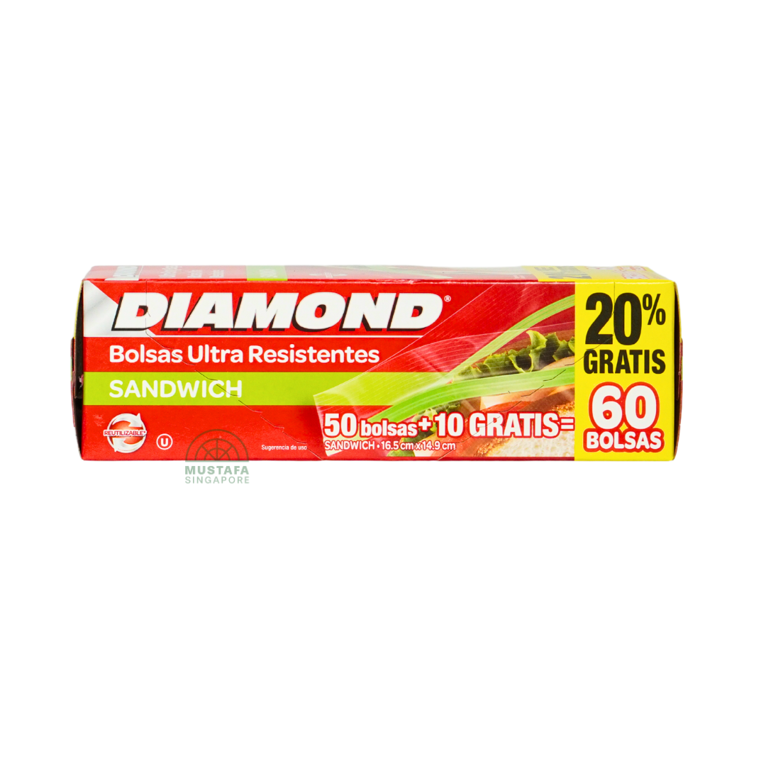 Diamond Ultra Strong Bags Sandwich 60s