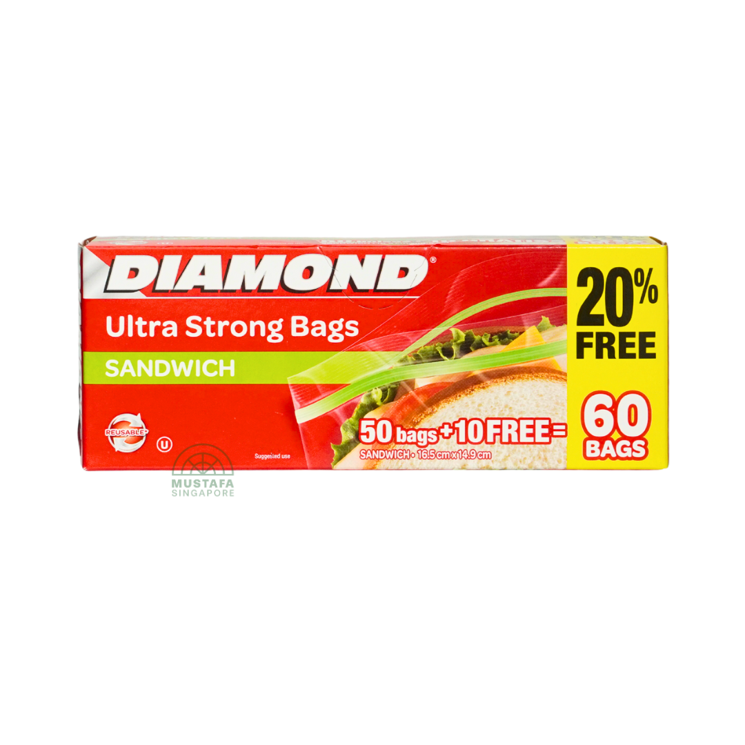 Diamond Ultra Strong Bags Sandwich 60s