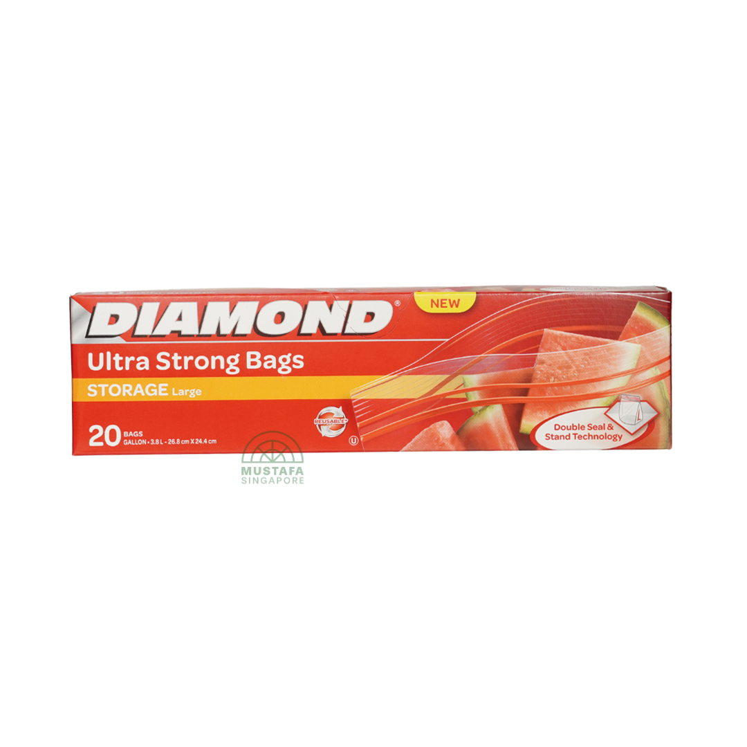 Diamond Ultra Strong Bags Storage Large 20s