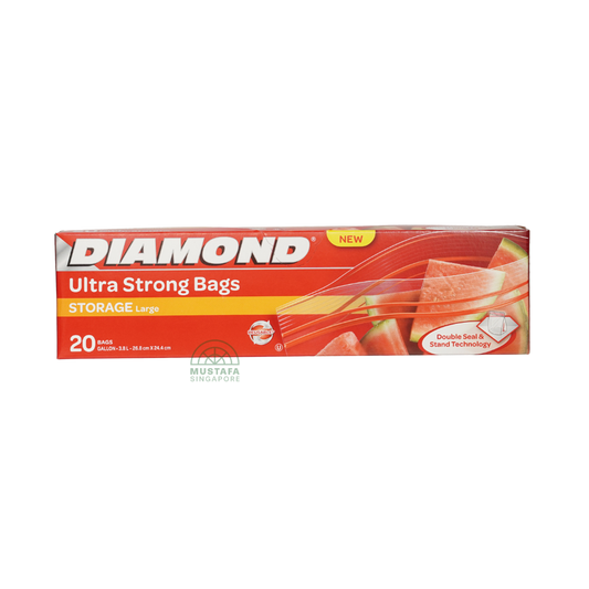 Diamond Ultra Strong Bags Storage Large 20s