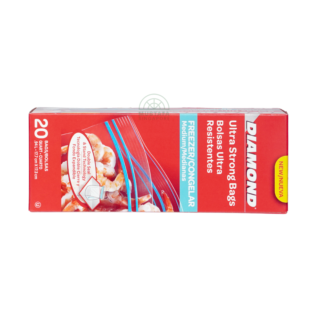 Diamond Freezer Bag Medium 20s