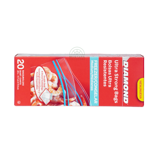 Diamond Freezer Bag Medium 20s