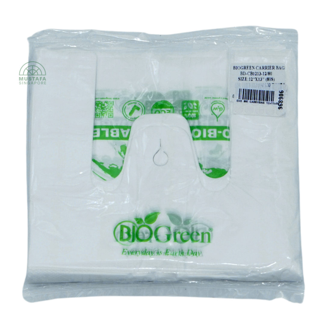 Biogreen OXO Bio Carrier Bag 12" x 13" x 80's