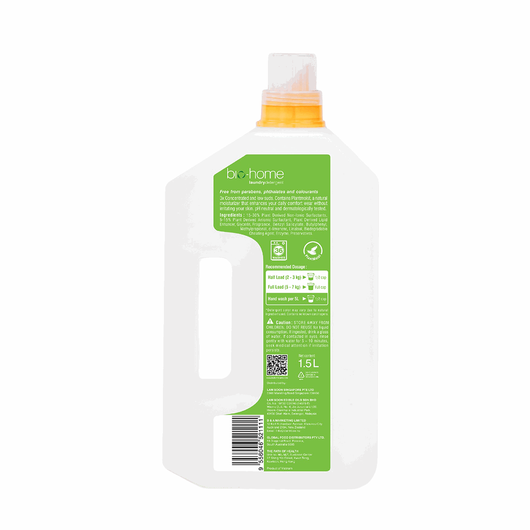 Bio-Home Laundry Liquid Detergent Hyacinth & Nectarine 1.5L