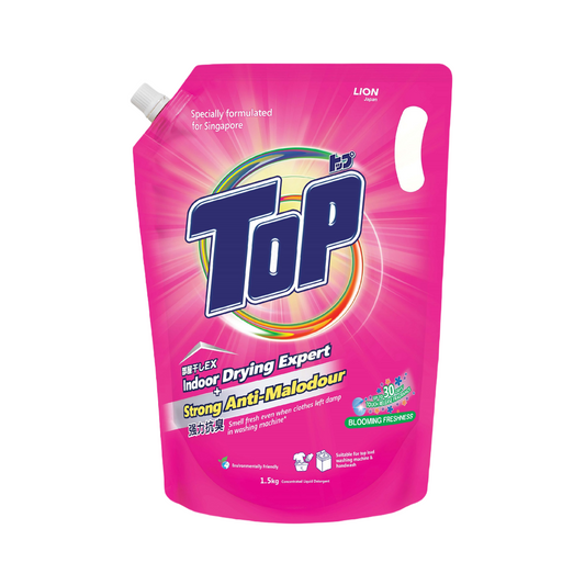 Top Concentrated Liquid Detergent 1.5kg Refill - Blooming Freshness
