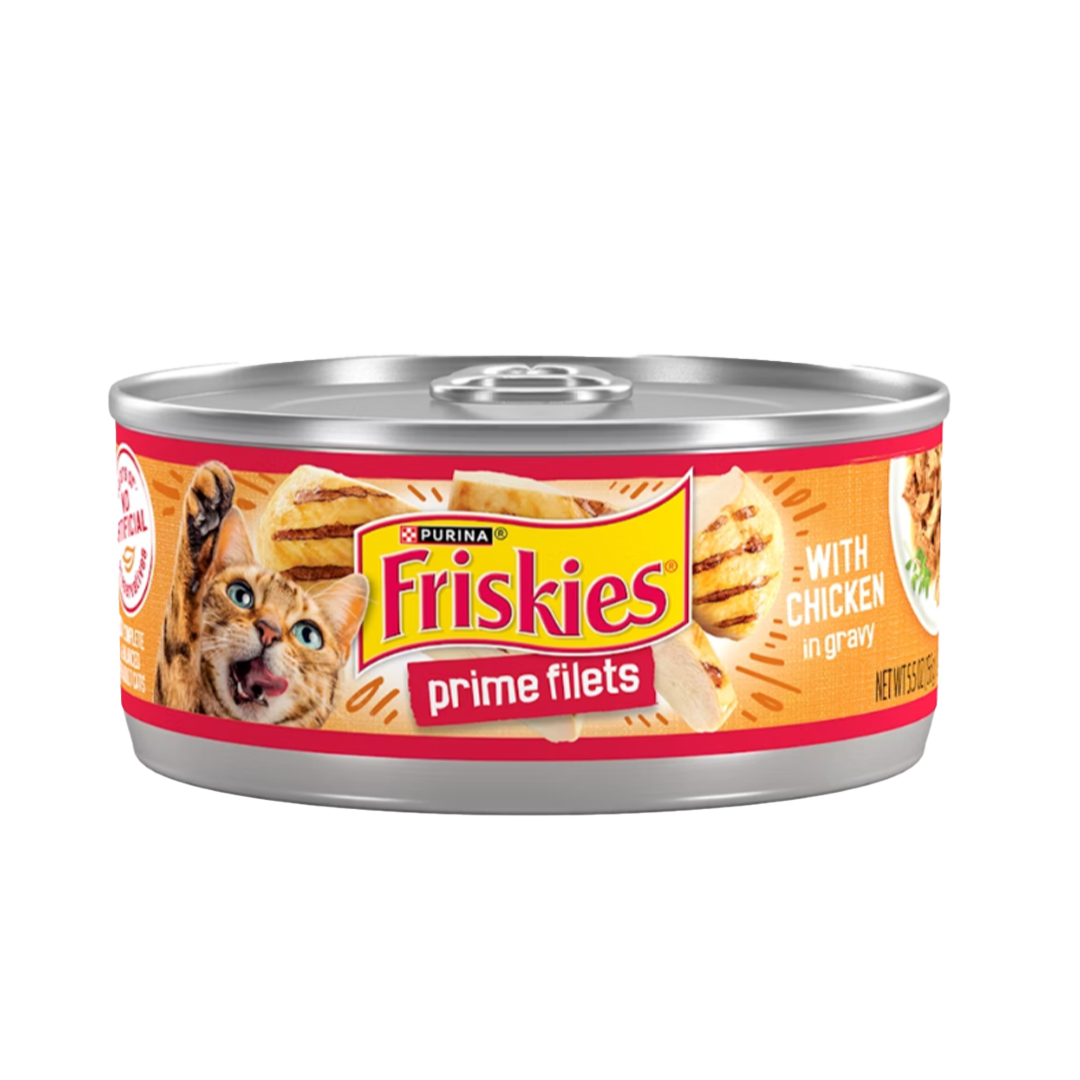 Purina Friskies Prime Filets with Chicken in Gravy 156g