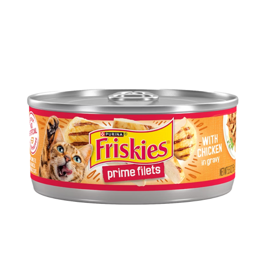 Purina Friskies Prime Filets with Chicken in Gravy 156g