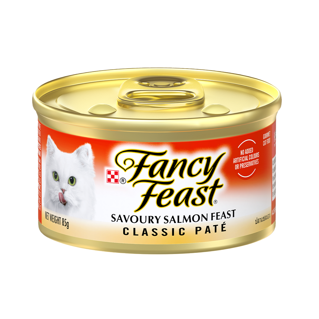 Purina Fancy Feast Classic Pate Savoury Salmon Feast 85g
