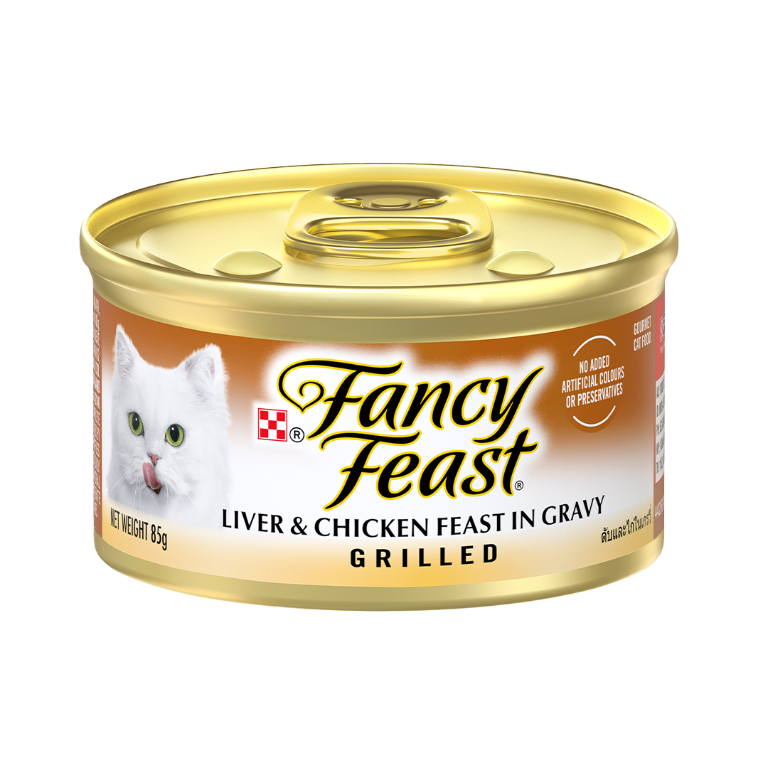Purina Fancy Feast Grilled Liver & Chicken Feast in Gravy 85g