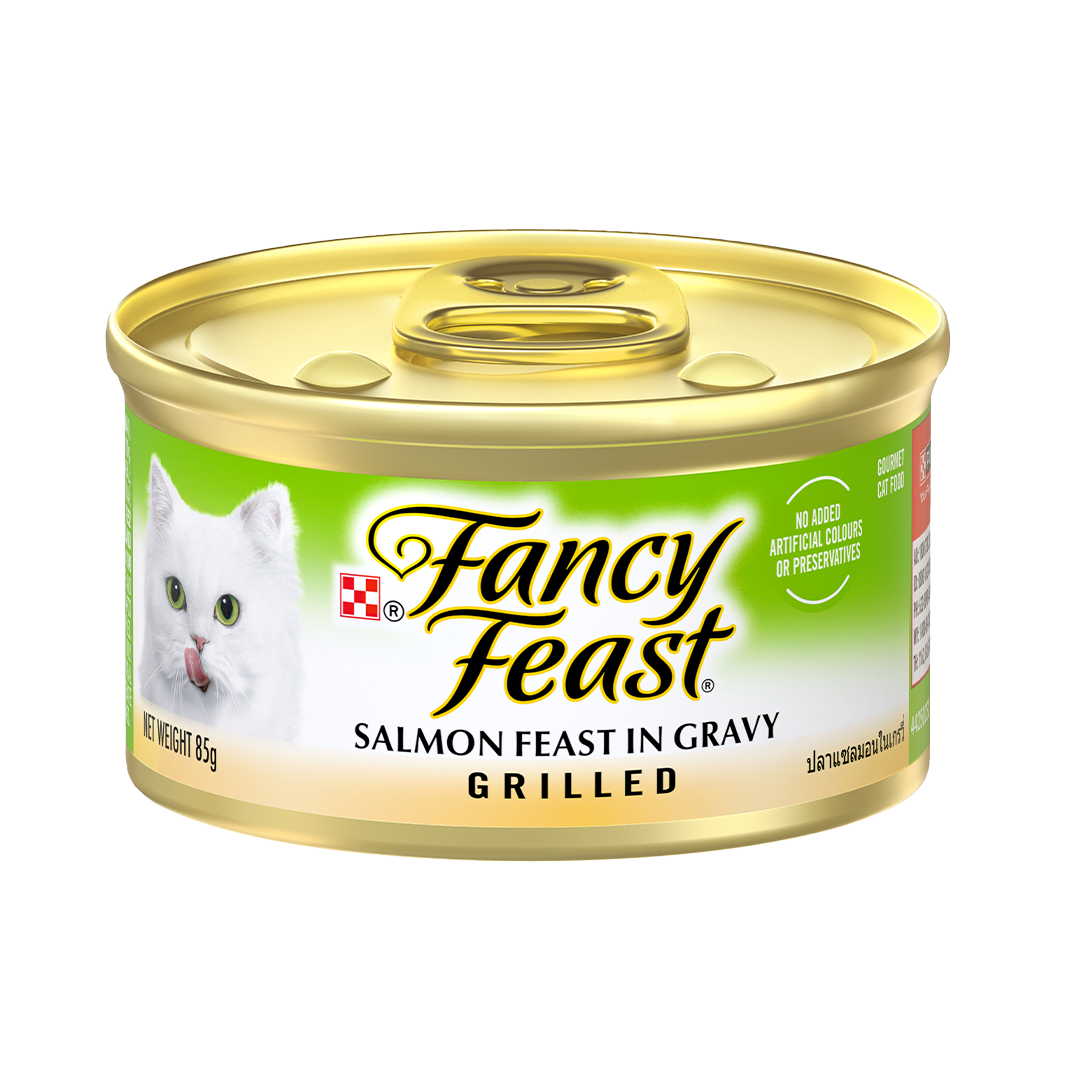 Purina Fancy Feast Grilled Salmon Feast in Gravy 85g