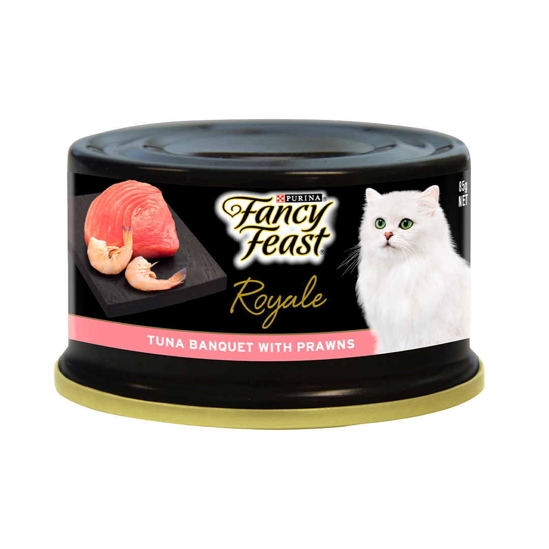 Purina Fancy Feast Royale Tuna Banquet with Prawns 85g