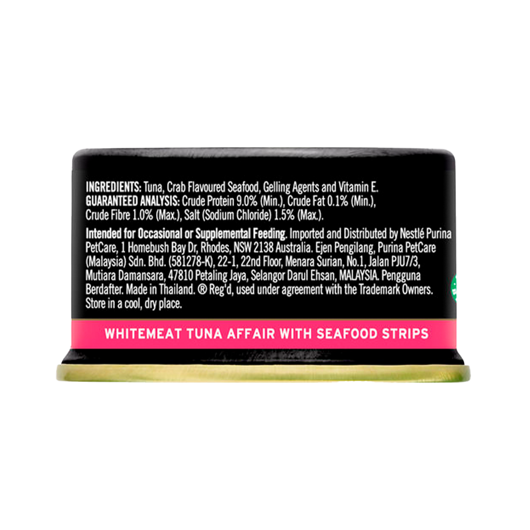 Purina Fancy Feast Royale White Meat Tuna Affair with Seafood Strips 85g