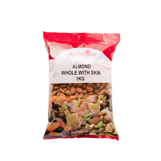 Redman Whole Almond With Skin 1kg