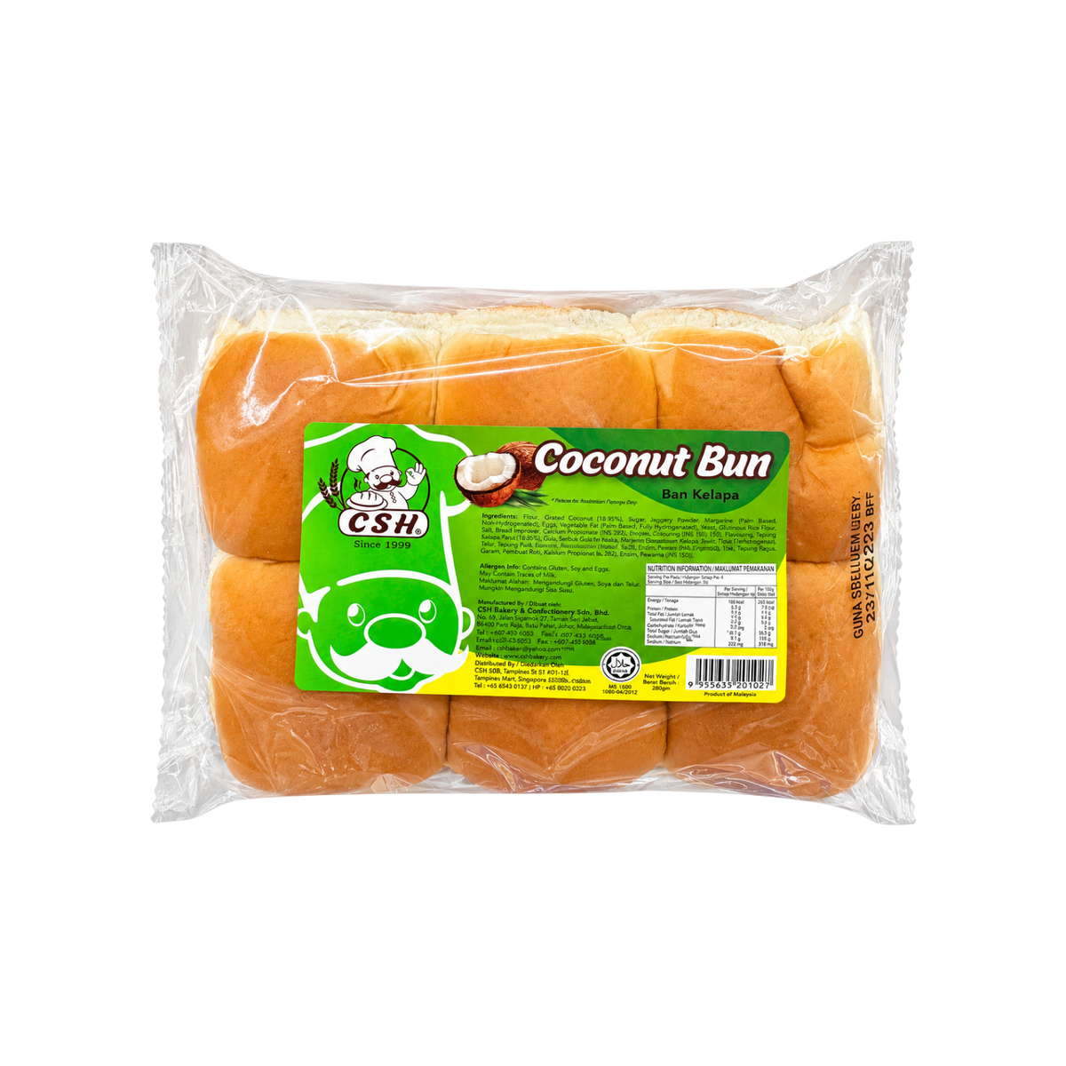 CSH Coconut Bun 280g