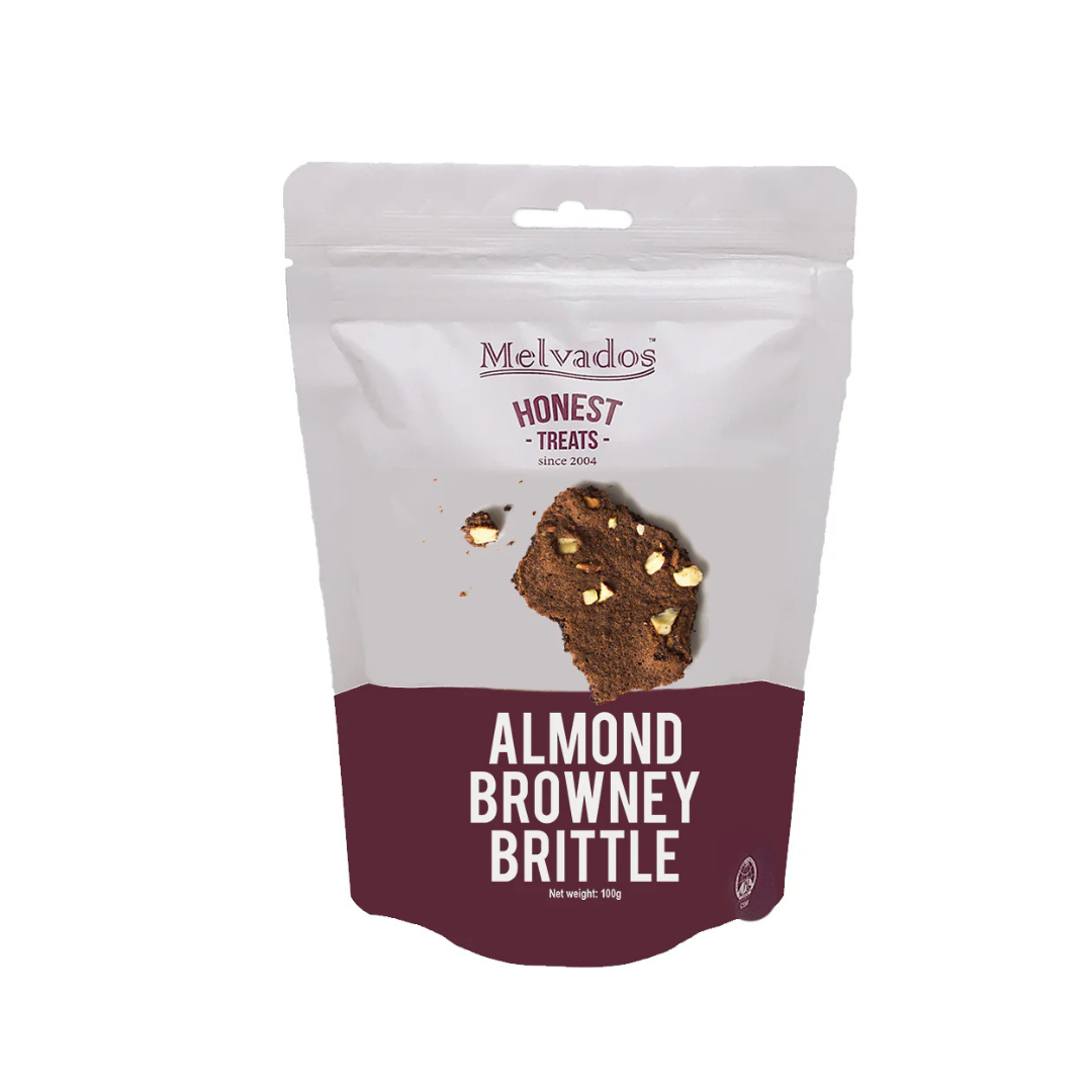 Melvados Almond Browney Brittle 100g