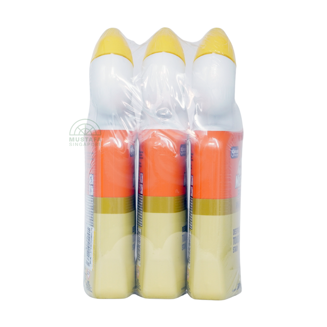 Mr Muscle Toilet Cleaner Pro Power Max Value Pack 500ml x 3