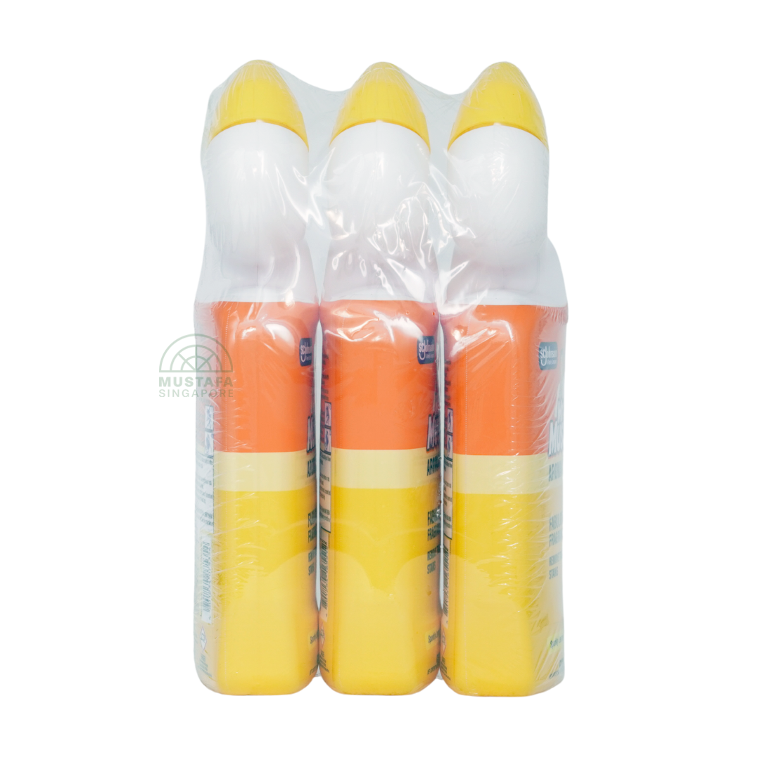 Mr Muscle Toilet Cleaner Aroma Clean Value Pack Sparkly Lemon 500ml x 3