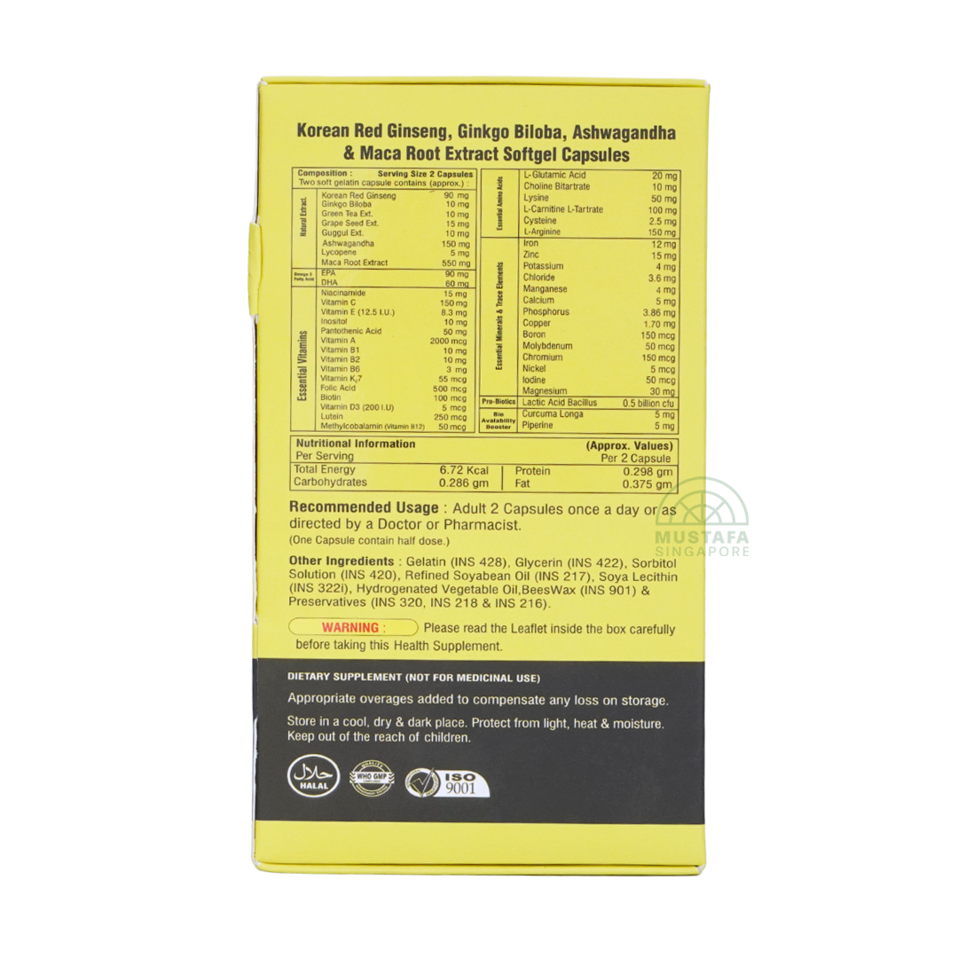 CHARG-X with Maca Root Extract 3 x 10 softgels