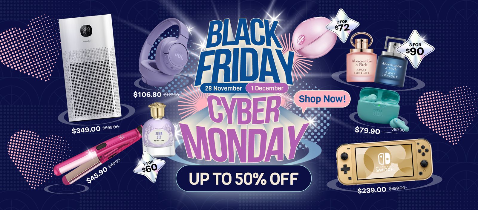 CYBER MONDAY ELECTRONIC DEALS