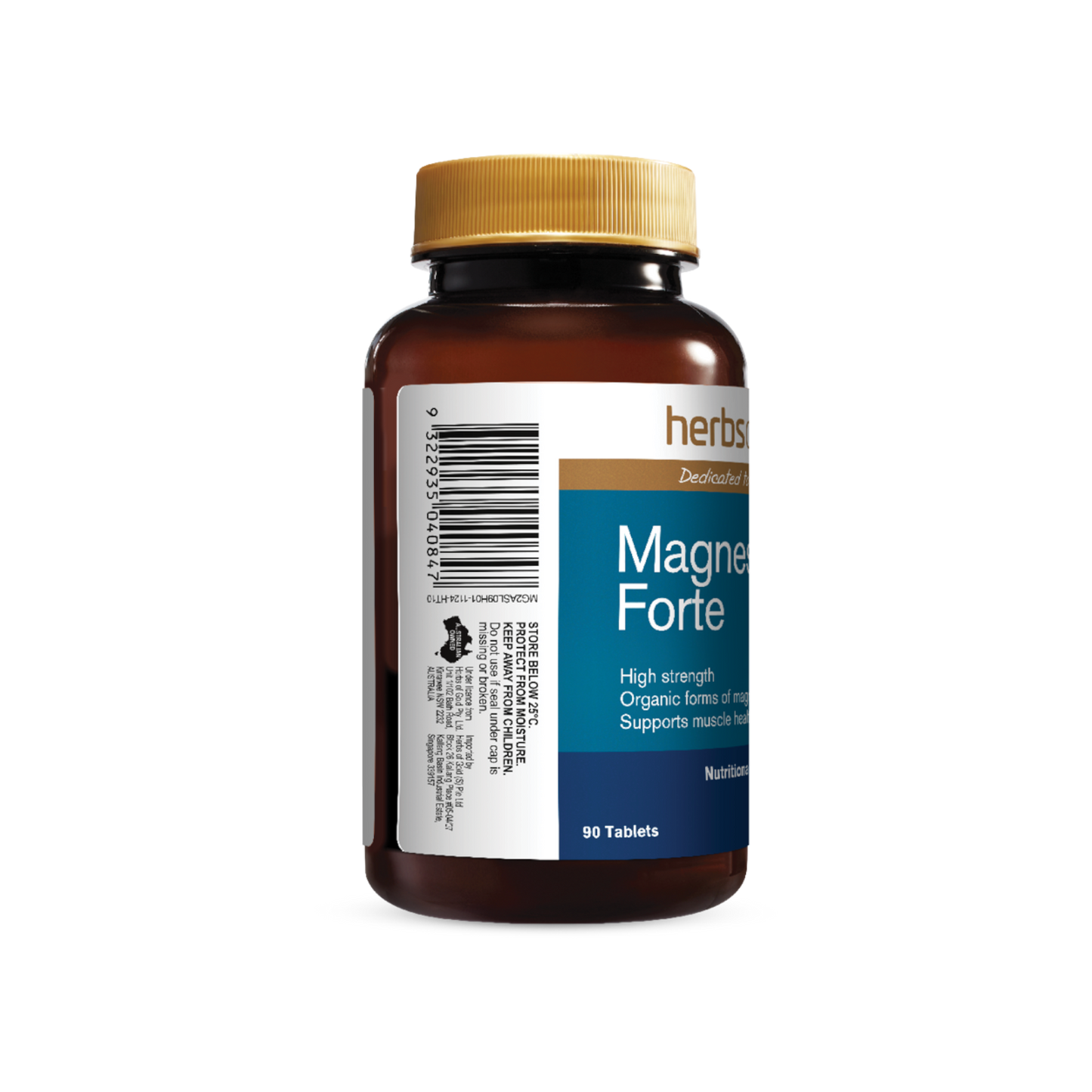 Herbs Of Gold Magnesium Forte 60s