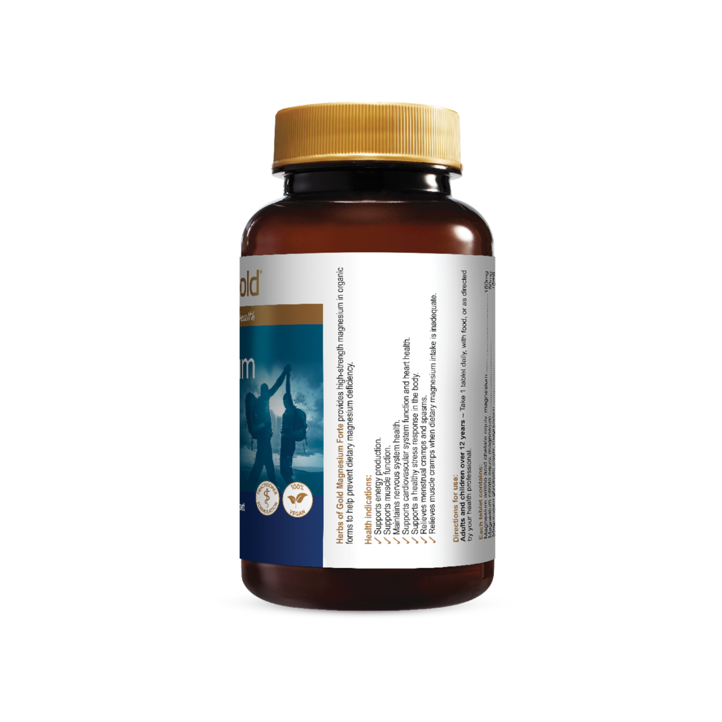 Herbs Of Gold Magnesium Forte 90s