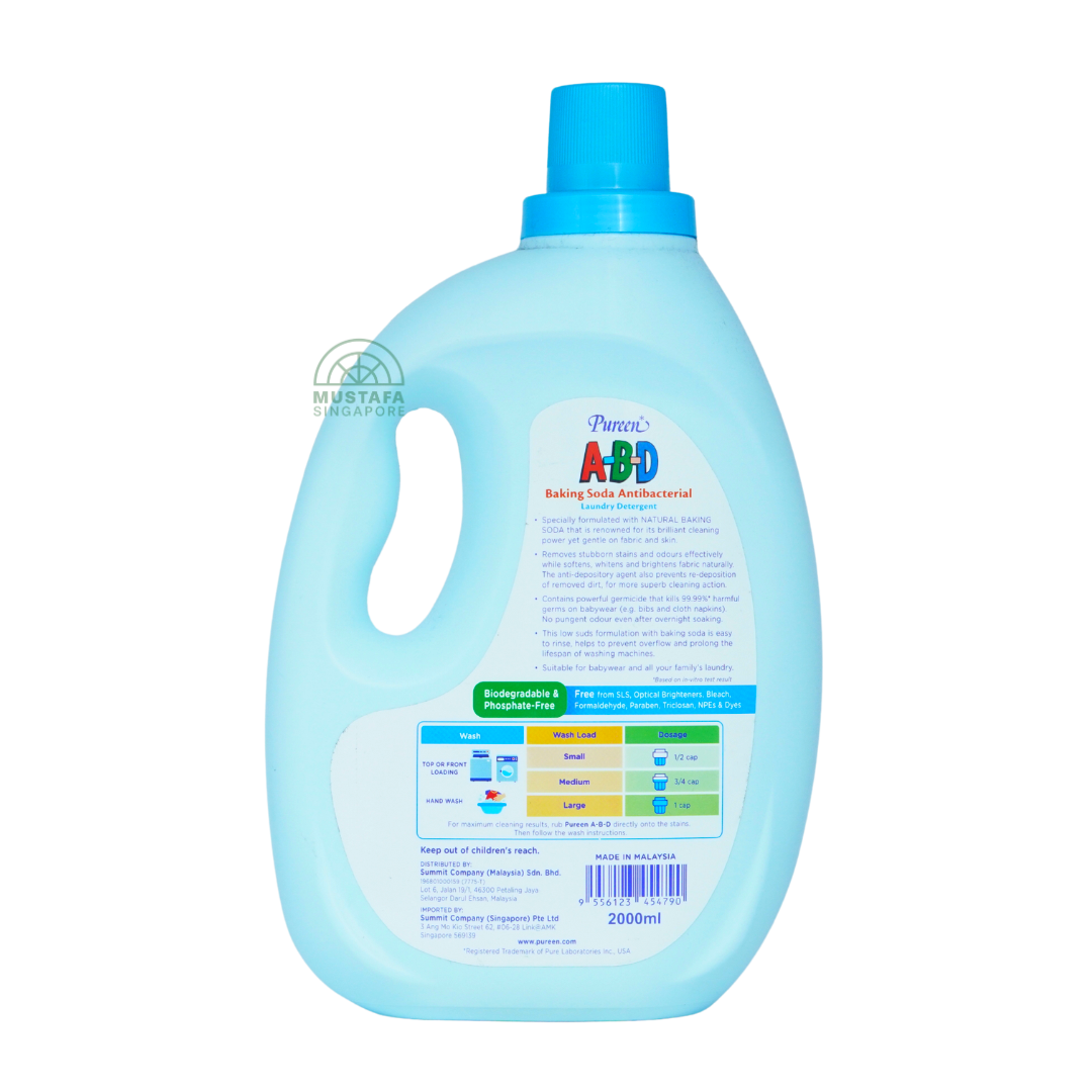 Pureen A-B-D Baking Soda Antibacterial Laundry Detergent