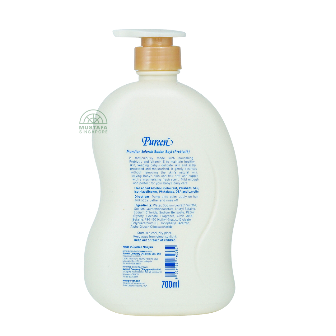 Pureen Baby Head to Toe Wash Prebiotic 700ml